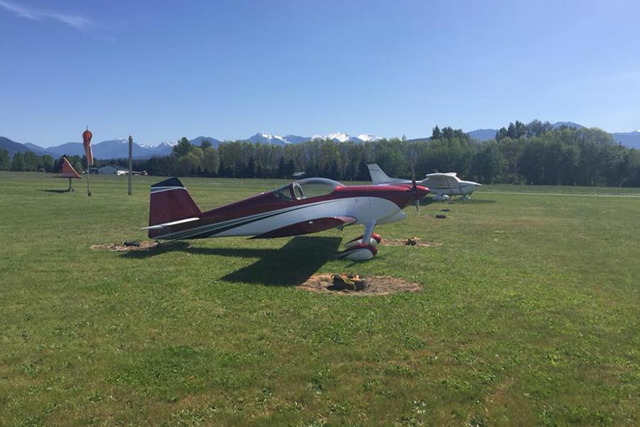 tie downs at Sequim Airport